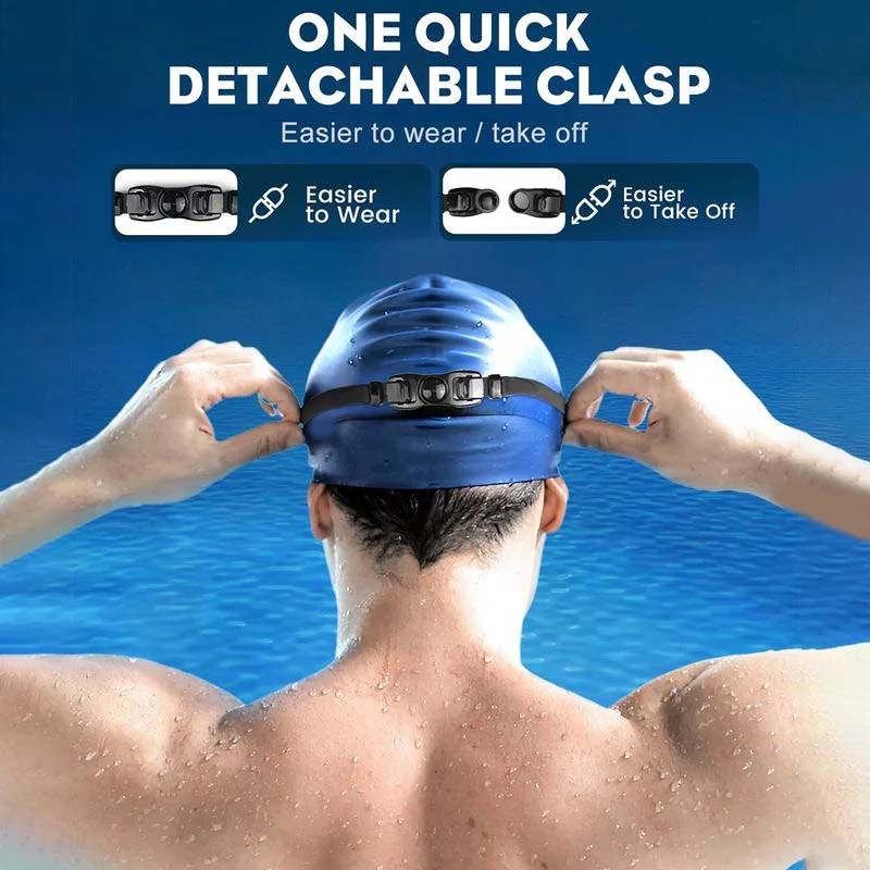 Wide-View Anti-Fog Swimming Goggles