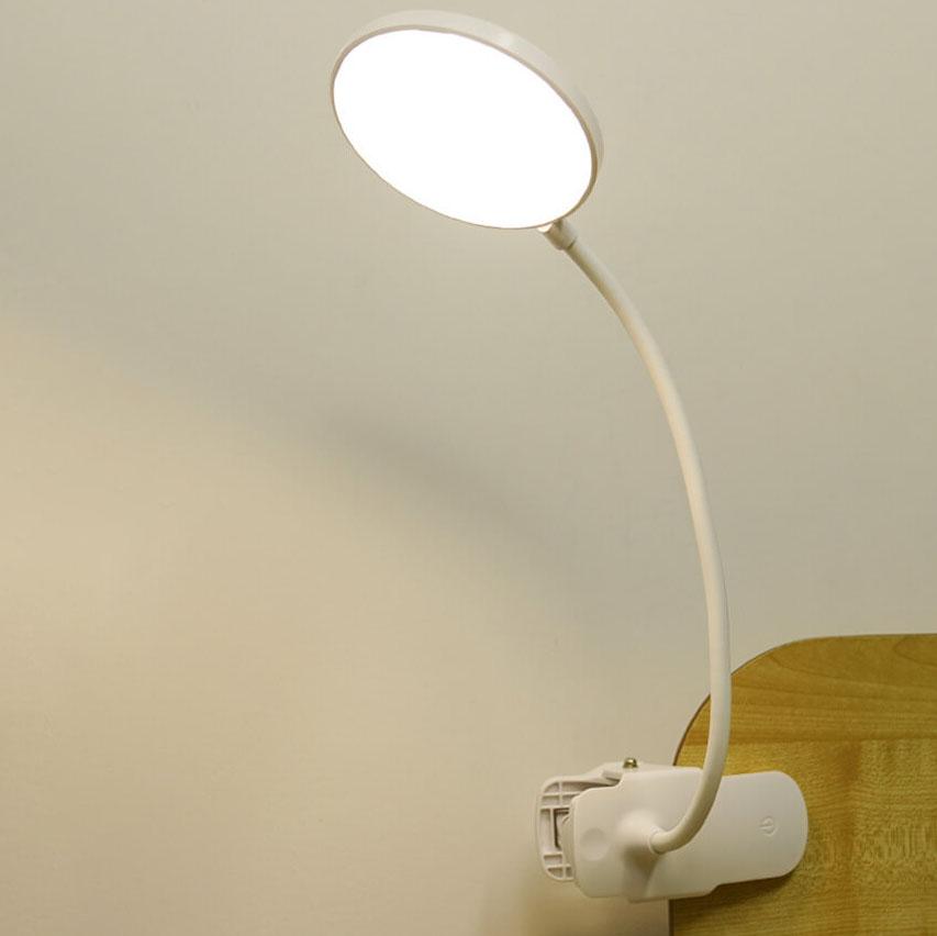 Simple LED Clip Desk Lamp Rechargeable Eye Protection Night Light | Kalsten