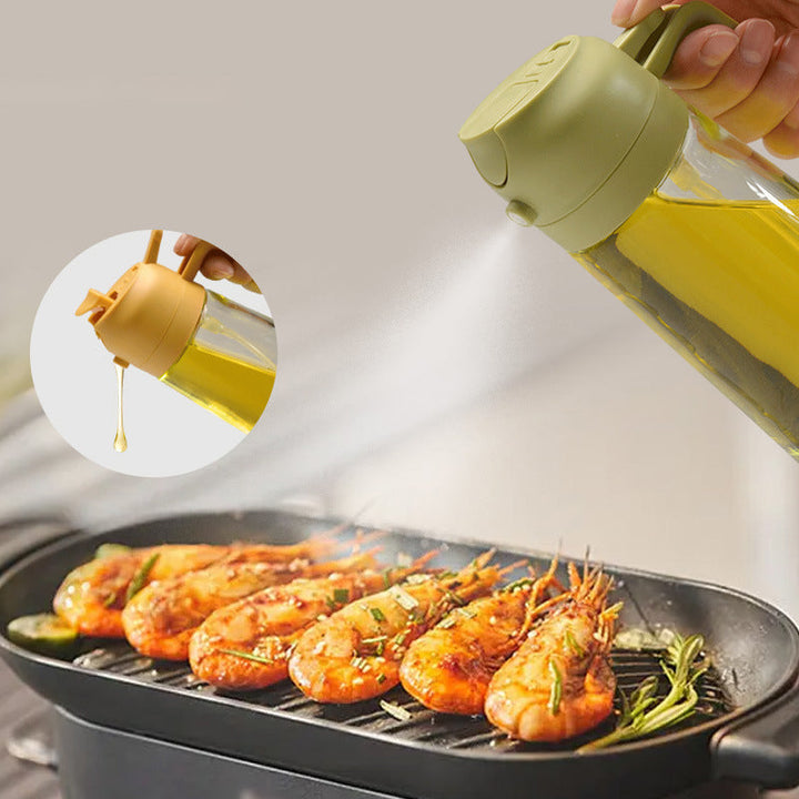 2 in 1 glass oil sprayer and dispenser | Kalsten