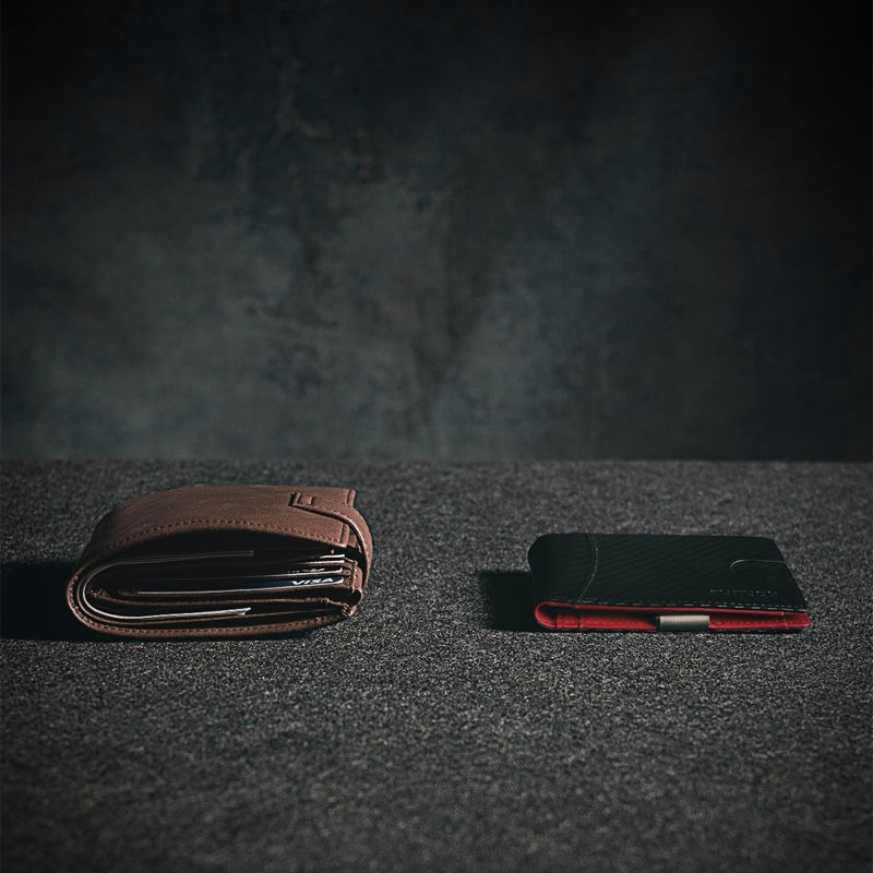Kalsten | Theft-proof magnetic card holder made of genuine leather