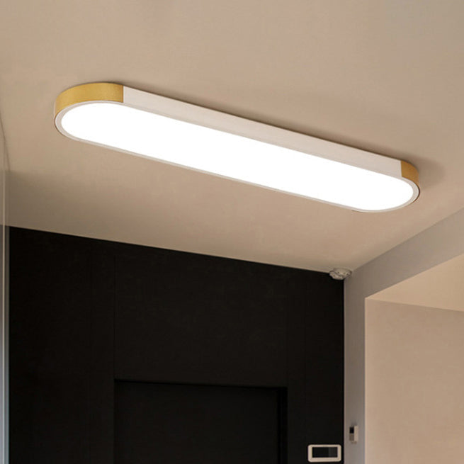 Flush Mount LED Ceiling Light Iron Acrylic 25.6 in Modern Living Room Bedroom Hallway Lighting 3 Color Temperature Adjustable | Kalsten