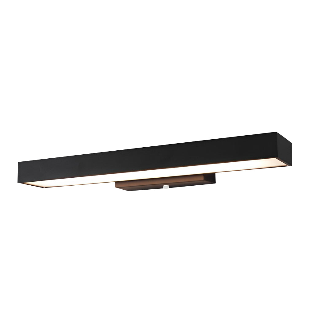 Modern LED Outdoor Wall Sconce, Waterproof Stainless Steel, Black Finish, IP65 Exterior Fixture | Kalsten