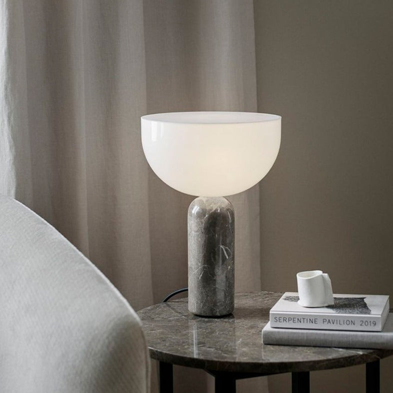 Kalsten | MarbleLuxe Lamp - Luxurious Marble Table Lamp with Golden Accents