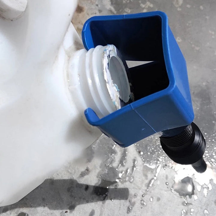 Flexible funnel for the draining tool | Kalsten