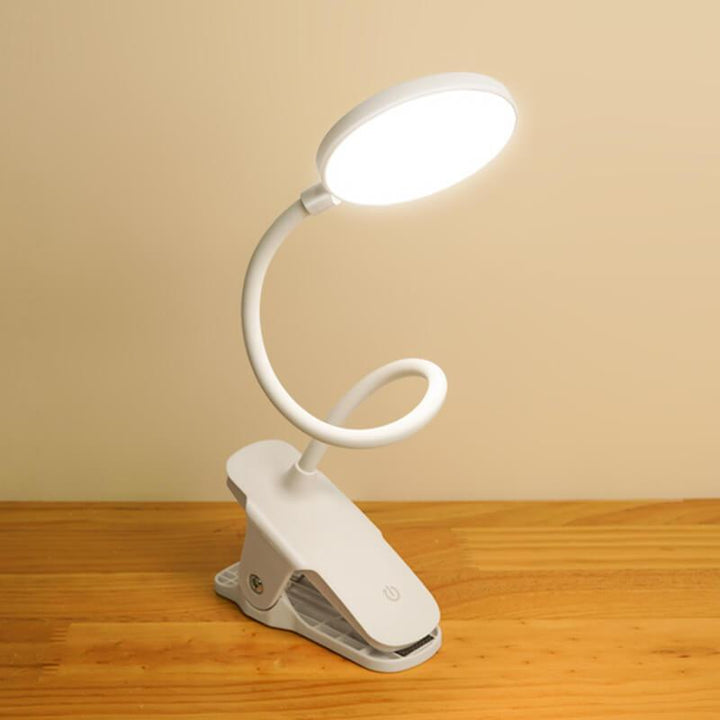 Simple LED Clip Desk Lamp Rechargeable Eye Protection Night Light | Kalsten