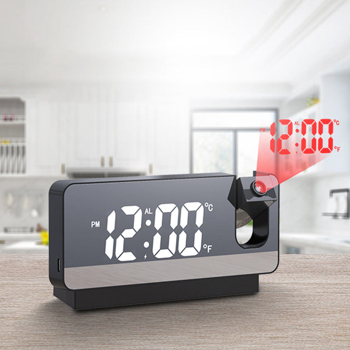 Modern Alarm Clock Projector | Multifunctional Alarm Clock with Projection | Kalsten