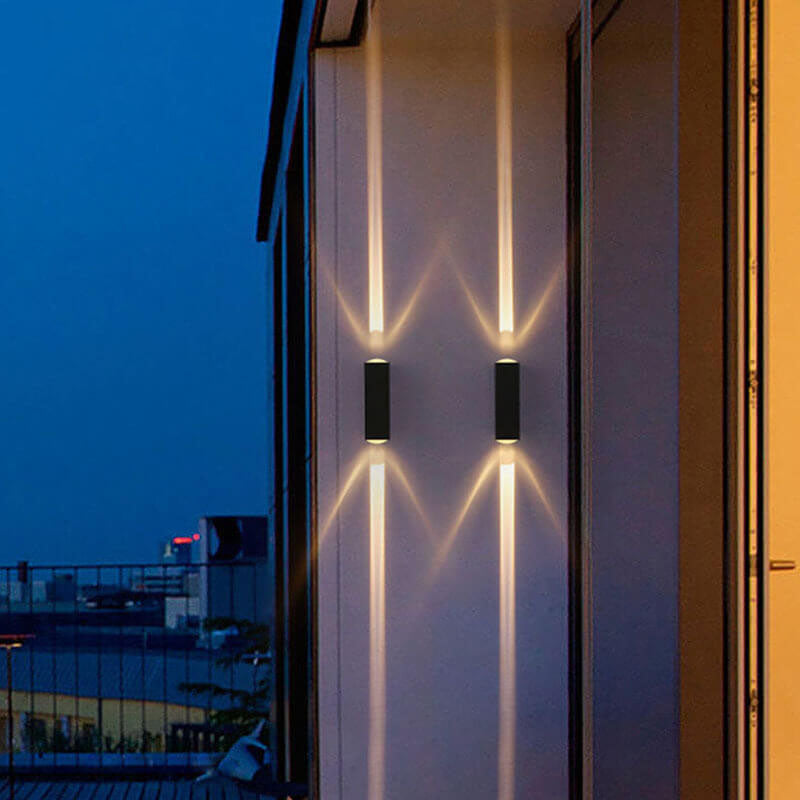 Modern Minimalist Outdoor Waterproof Beam Spotlight LED Outdoor Decorative Wall Sconce Lamp | Kalsten