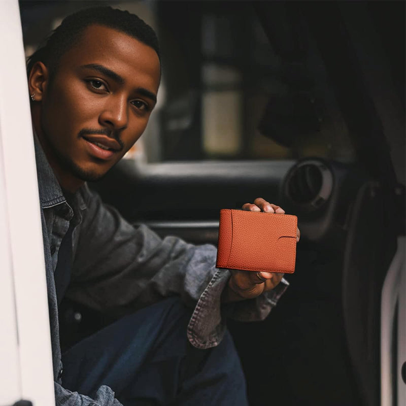 Kalsten | Theft-proof magnetic card holder made of genuine leather