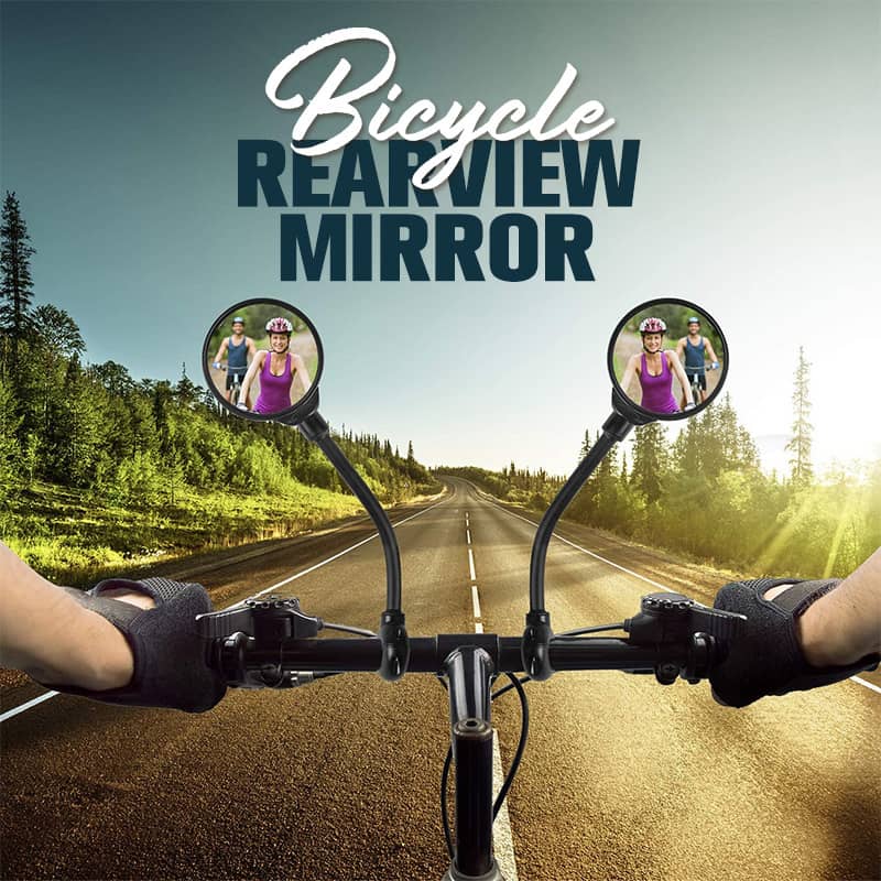FlexiView bicycle mirror with long bracket | Kalsten
