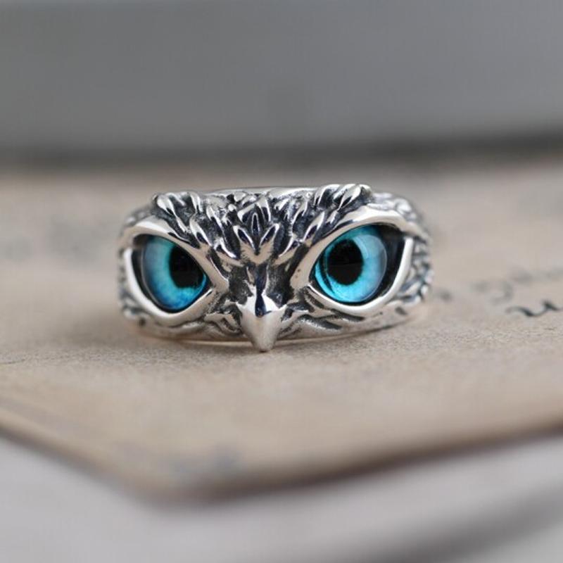 Owl Ring Demon Eye Adjustable | Kalsten