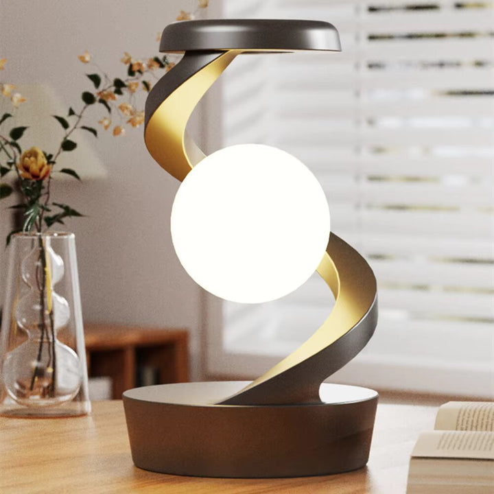 Futuristic FloatCharge Lighting Wonder with Wireless Charger Kalsten
