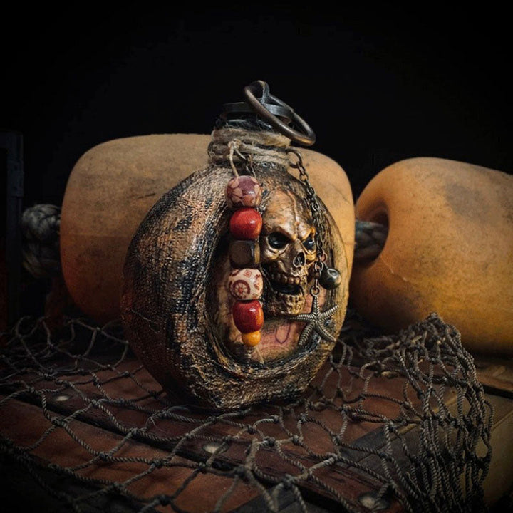Skull Pirate Rum Bottle made of Resin | Kalsten