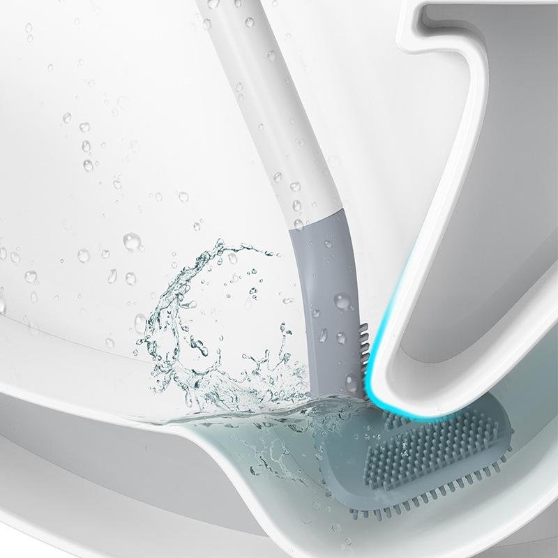 Silicone brush toilet sparkling in no time | Kalsten