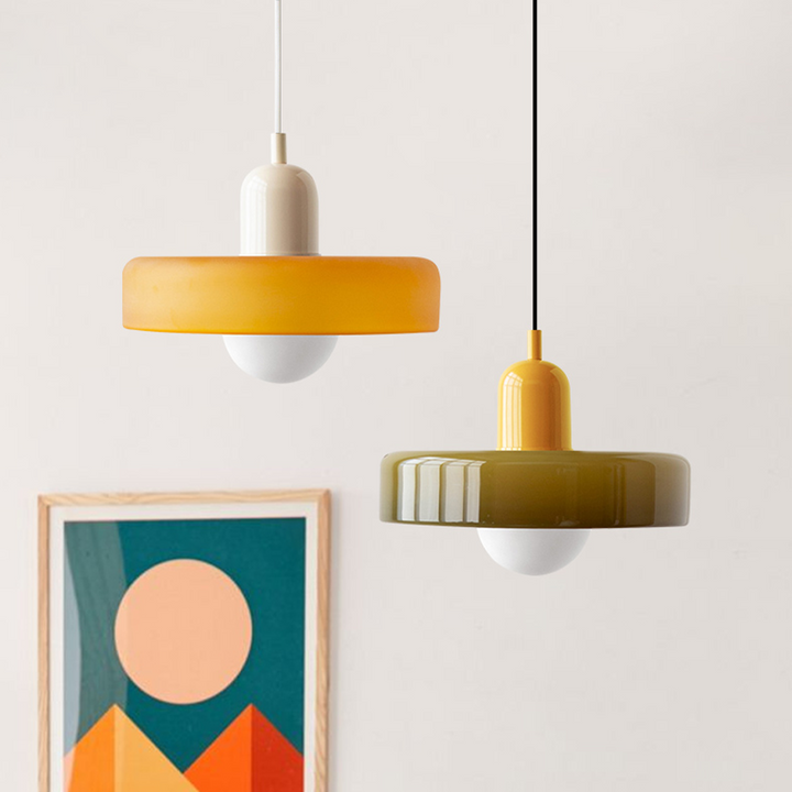 Colorful Bauhaus-Style Pendant Lamp - StiloGlas | Kalsten