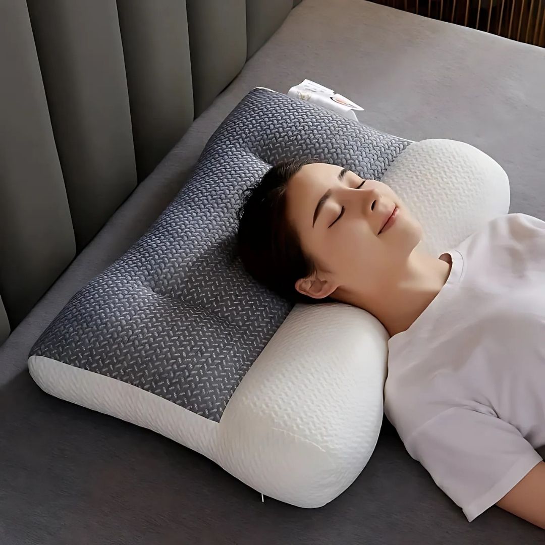 SleepAlign Orthopedic Neck Pillow For Sleeping | Cervical Spine Support - Pain Relief - Reduced Snoring - For All Sleep Positions Kalsten