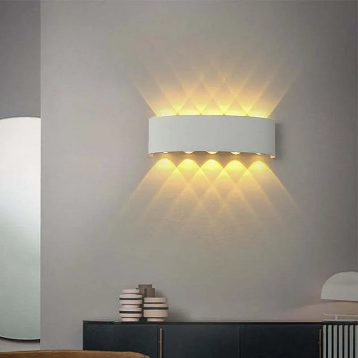 Modern White Waterproof LED Wall Lamp