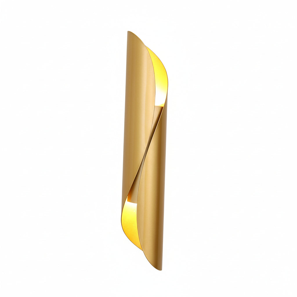 Nordic Wall Sconce Linear Arc Iron Black Gold G9 50cm / 20in Industrial Hallway Bedside Light | Kalsten