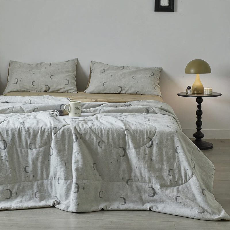 Cotton summer blanket, washable