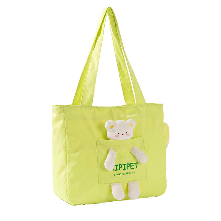 Breathable Summer Tote Bag with Cartoon Design