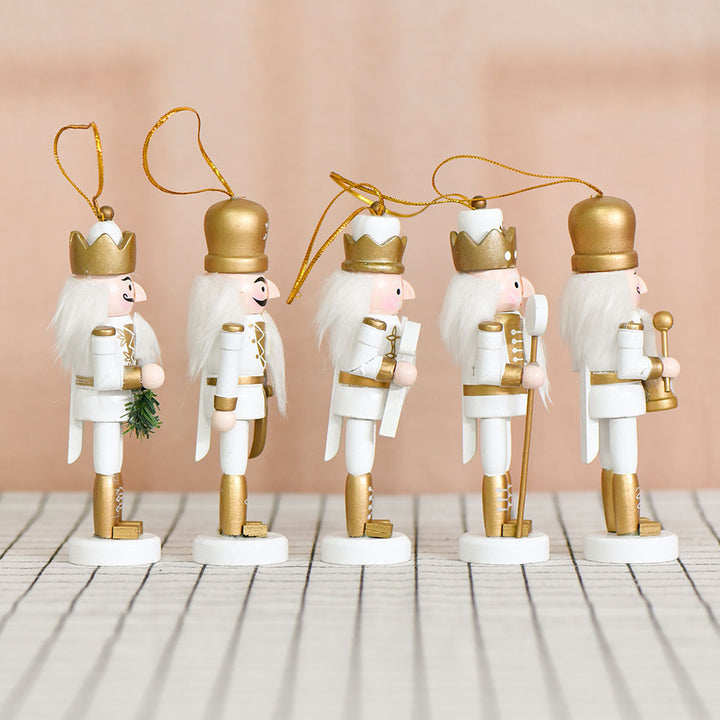5-piece set nutcracker ornaments, 13 cm, British style