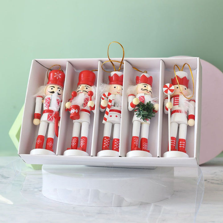 5-piece set nutcracker ornaments, 13 cm, British style