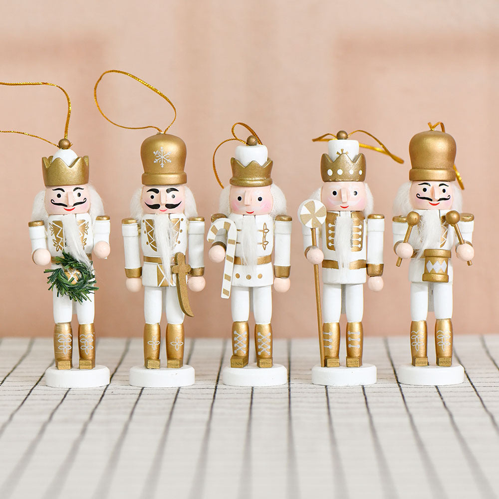 5-piece set nutcracker ornaments, 13 cm, British style