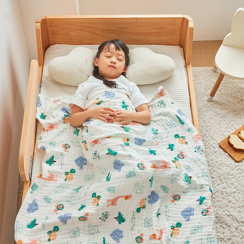 Cotton gauze blanket for children, 4- or 6-layers