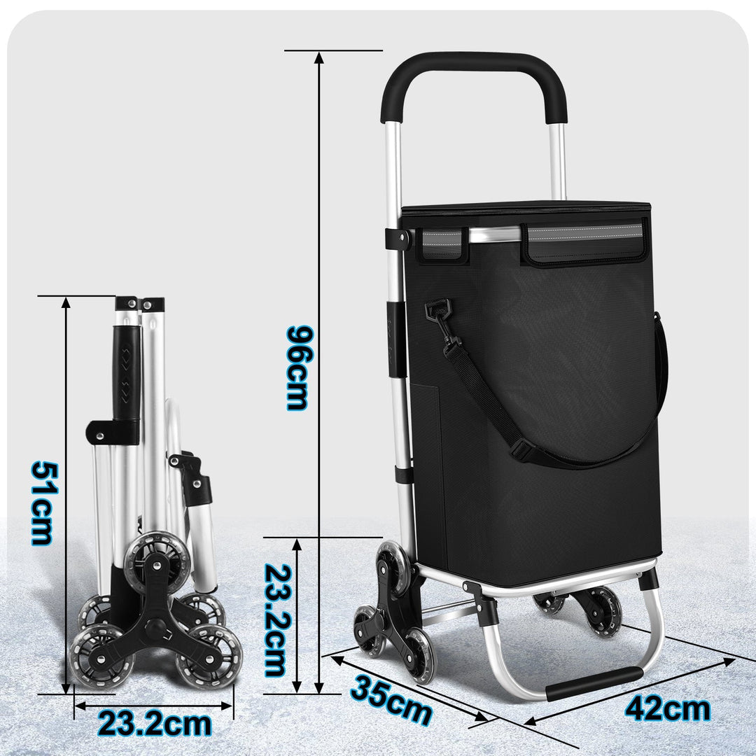 Shopping trolley shopping roller foldable 40L | Kalsten