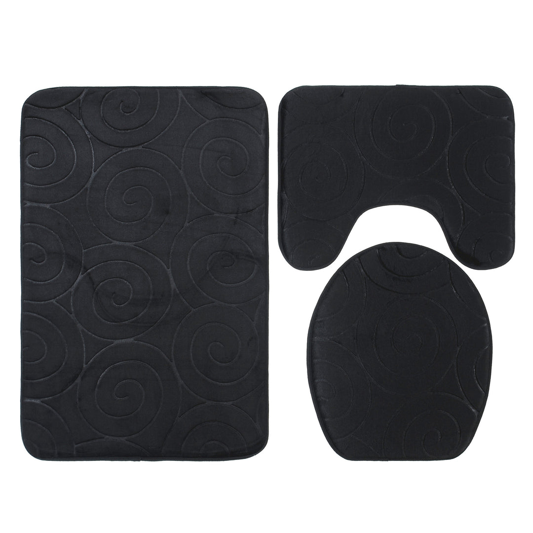 Soft Chenille Bath Mat Set Kalsten