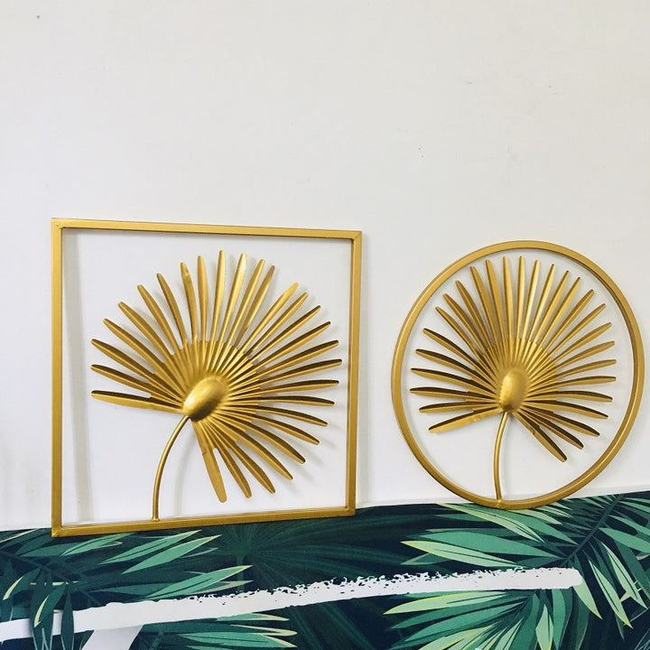 Decorative Metal Palm Leaf Wall Art Kalsten