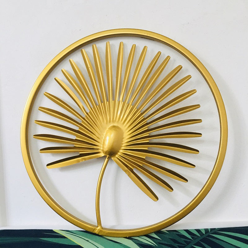 Decorative Metal Palm Leaf Wall Art Kalsten