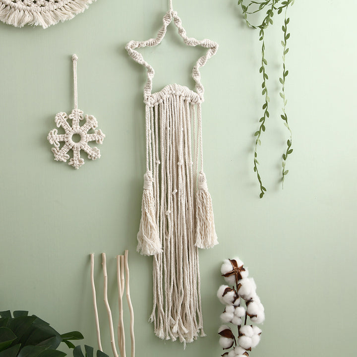 Decorative Macrame Star Wall Hanging Kalsten