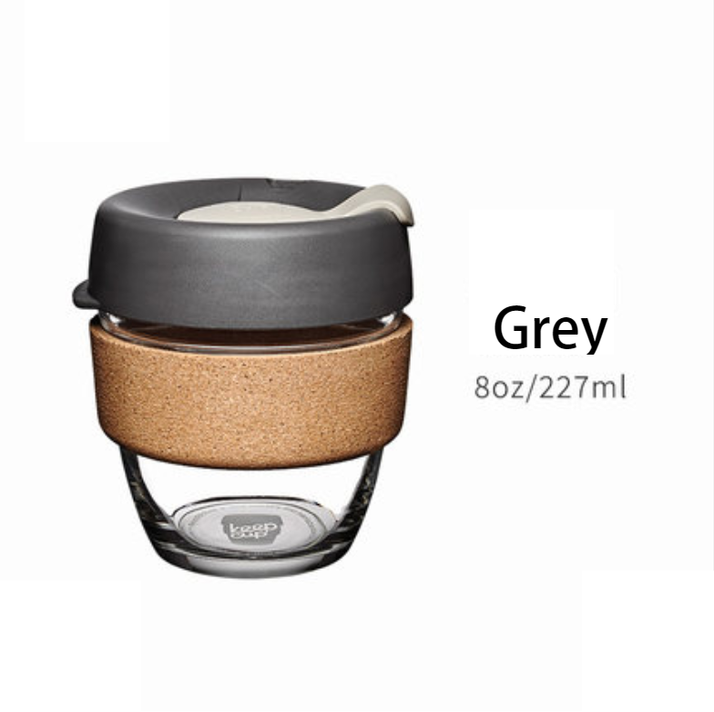 Noxord | Reusable & Portable Glass Coffee Cup With Lid & Sleeve, For Home, Travel & More