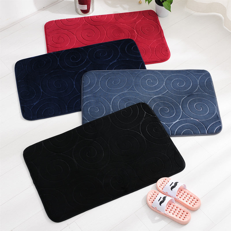 Soft Chenille Bath Mat Set Kalsten