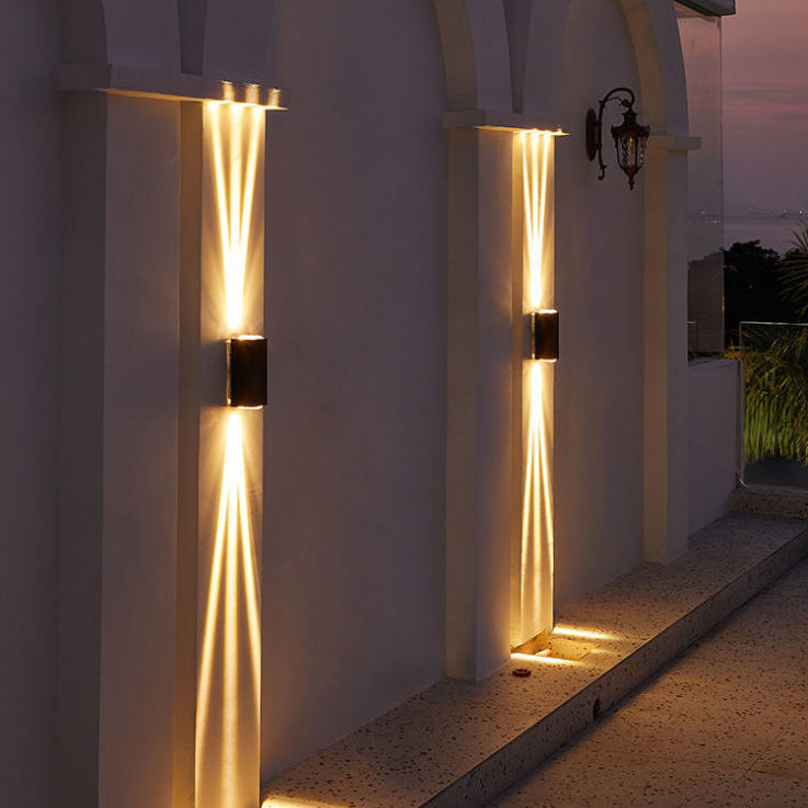 Modern Minimalist Outdoor Waterproof Beam Spotlight LED Outdoor Decorative Wall Sconce Lamp | Kalsten