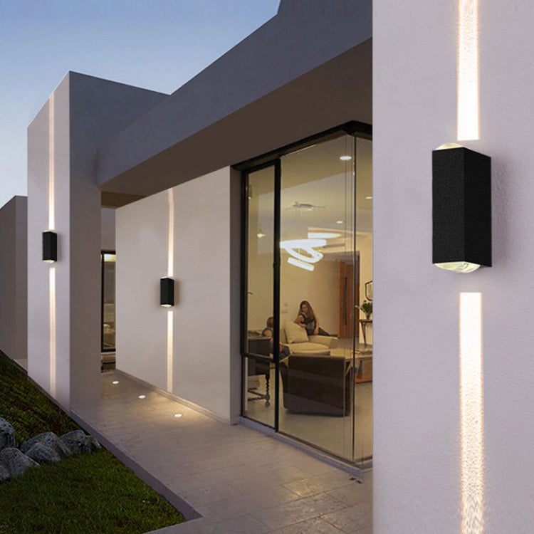 Modern Minimalist Outdoor Waterproof Beam Spotlight LED Outdoor Decorative Wall Sconce Lamp | Kalsten