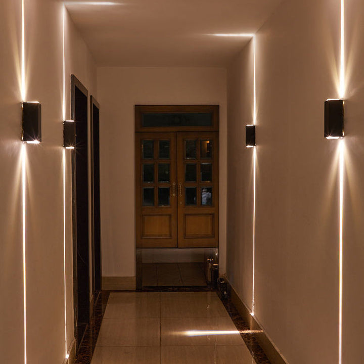 Modern Minimalist Outdoor Waterproof Beam Spotlight LED Outdoor Decorative Wall Sconce Lamp | Kalsten