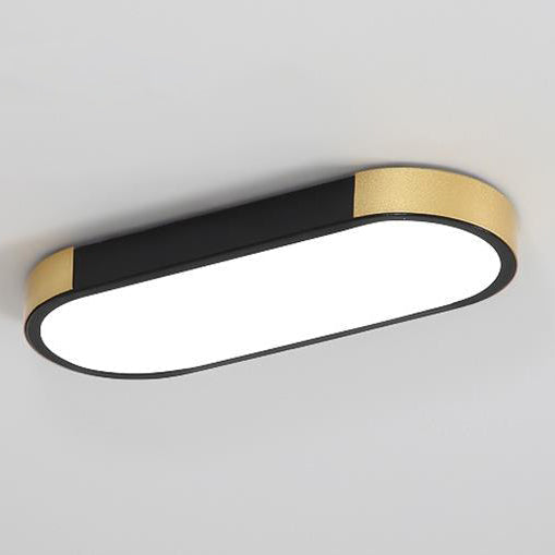 Flush Mount LED Ceiling Light Iron Acrylic 25.6 in Modern Living Room Bedroom Hallway Lighting 3 Color Temperature Adjustable | Kalsten