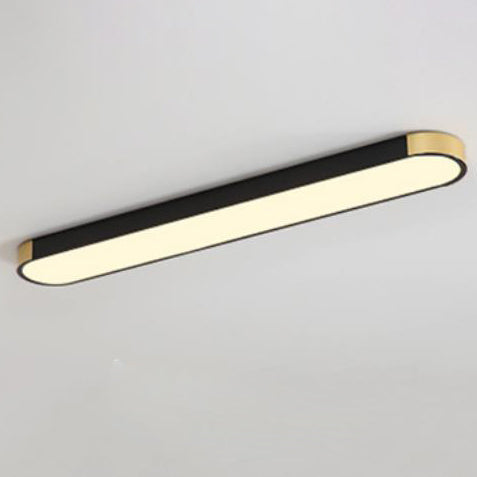 Flush Mount LED Ceiling Light Iron Acrylic 25.6 in Modern Living Room Bedroom Hallway Lighting 3 Color Temperature Adjustable | Kalsten