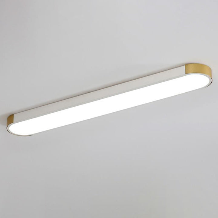 Flush Mount LED Ceiling Light Iron Acrylic 25.6 in Modern Living Room Bedroom Hallway Lighting 3 Color Temperature Adjustable | Kalsten