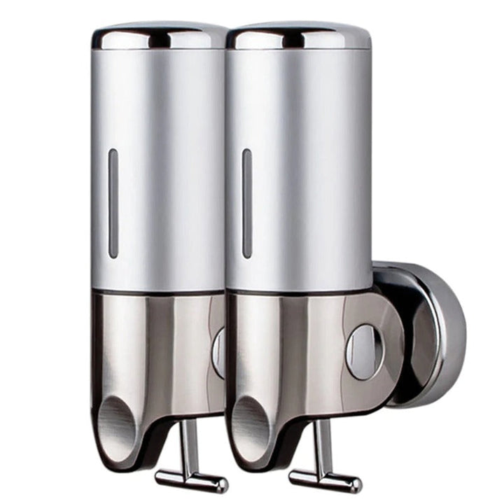 Kalsten | Soap holder & dispenser Wall mounted Stainless steel Bathroom Shower soap dispenser pump