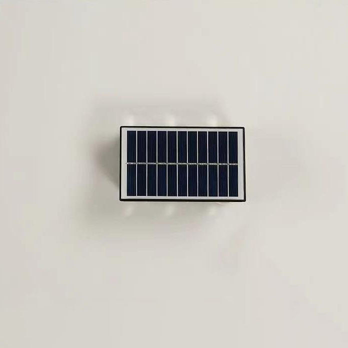 Contemporary Industrial Solar Waterproof ABS Column LED Wall Sconce Lamp For Outdoor Patio | Kalsten
