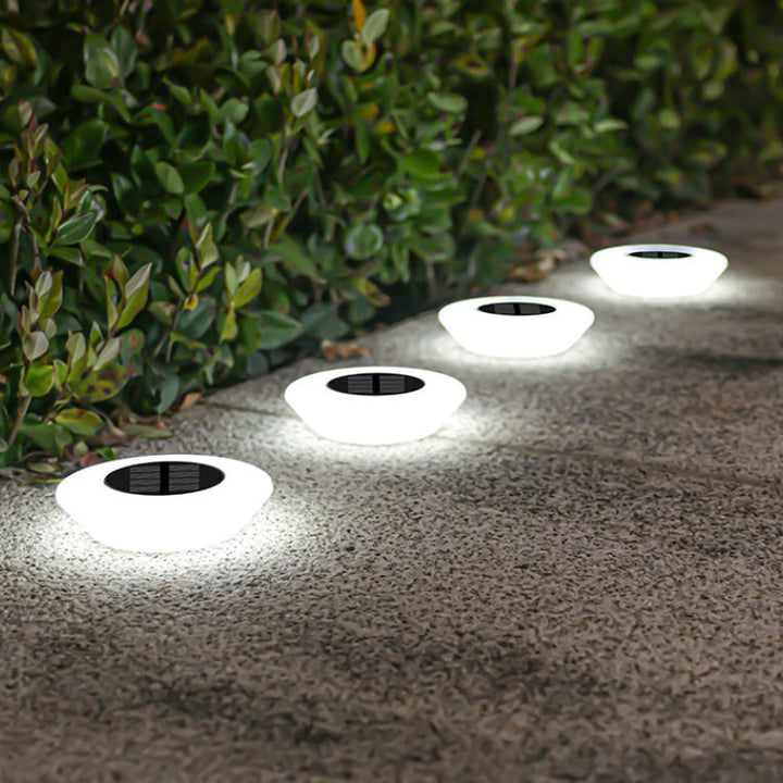 Modern Simplicity Solar Waterproof PP PS Round Conic LED Landscape Lighting Outdoor Light For Garden | Kalsten