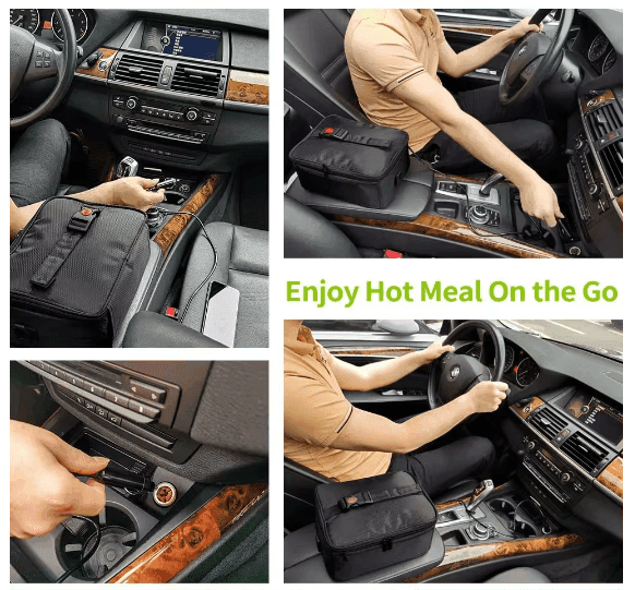 HeatGo Pro – Electric Portable Food Warmer Lunchbox with 3-in-1 Connection | Kalsten