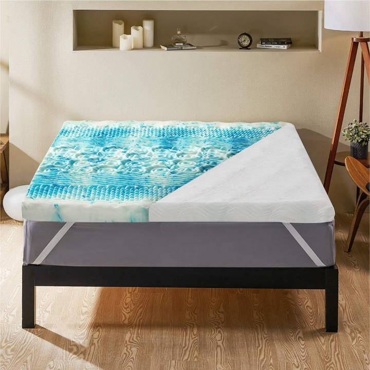 Premium Cooling Egg Crate Foam Mattress Topper | Kalsten