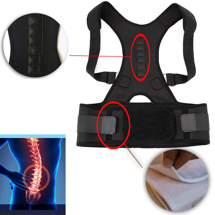 Kalsten | BackPosture Pro Magnetic Posture Brace – Support & Pain Relief for Every Day