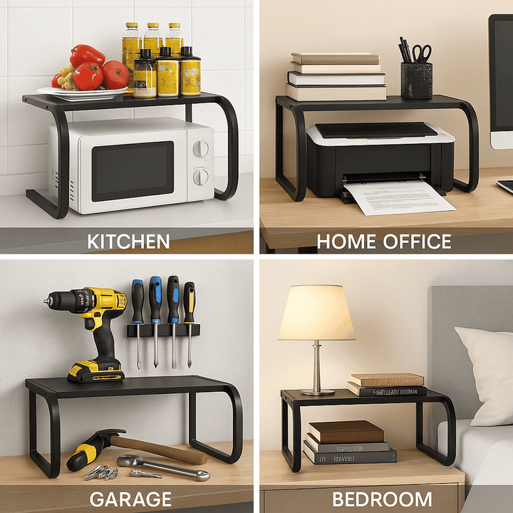 SpaceRack™ Kitchen Shelf 2 Levels Without Drilling | Kalsten