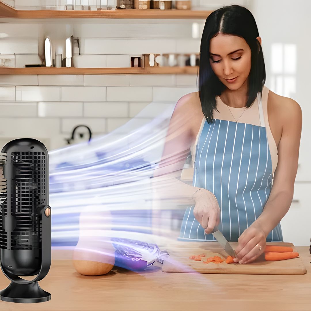 Compact High-Power Portable Desktop Fan - USB Rechargeable | Kalsten
