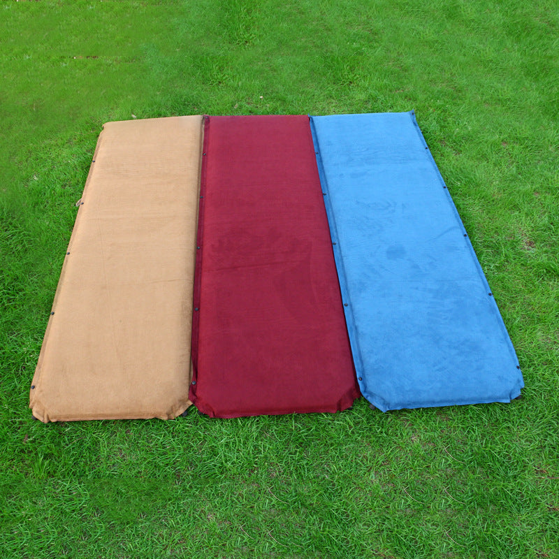 full-length camping sleeping pad with heavy-duty canvas cover and reinforced snap grommets Kalsten