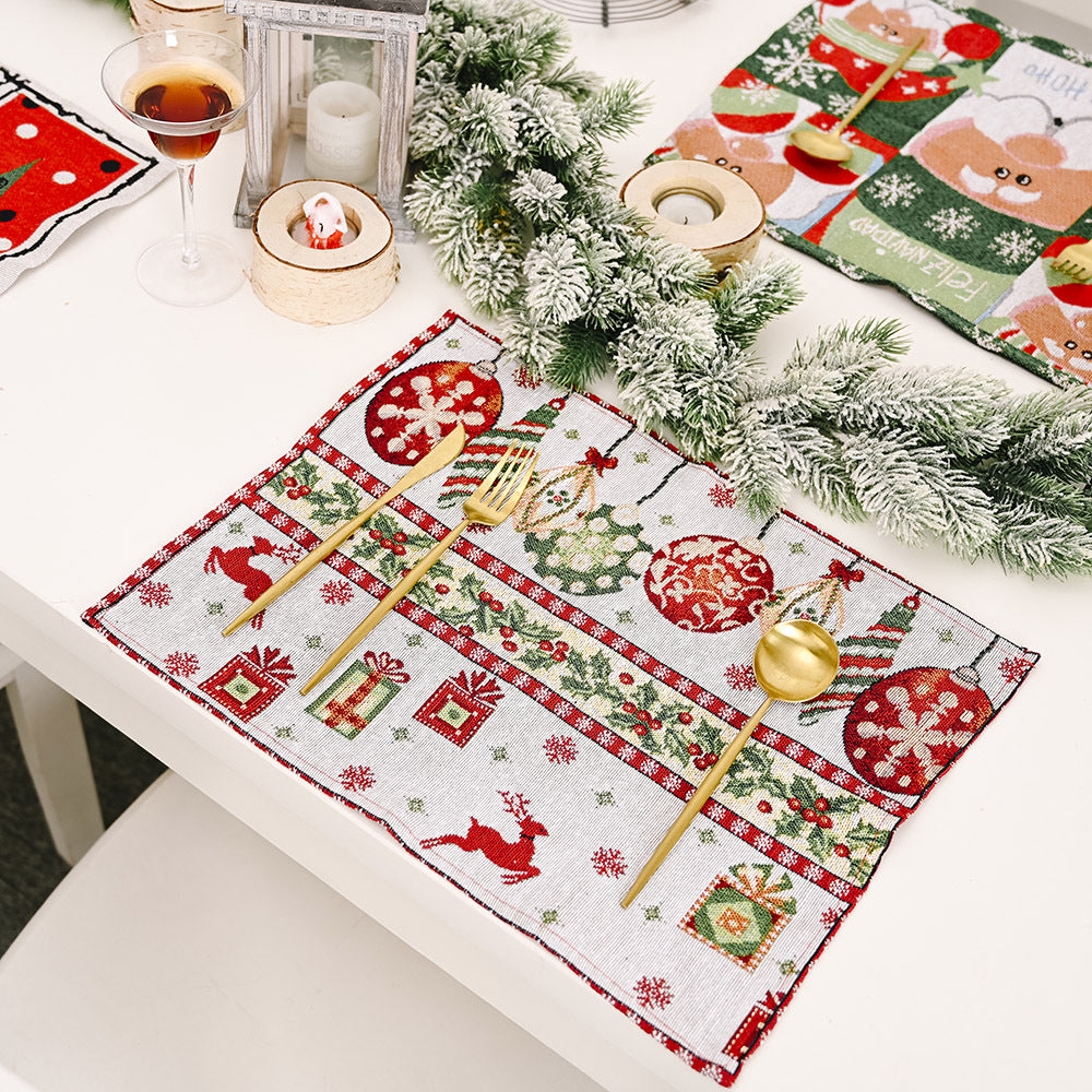 Christmas-Themed Decorative Table Runner Kalsten